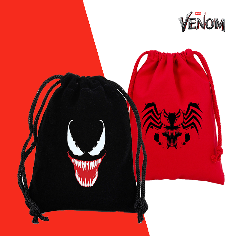 Model Kit Venom - ヴェノム 大型巾着バッグ バックパック バンドル プリント 漫画キャラクターパターン