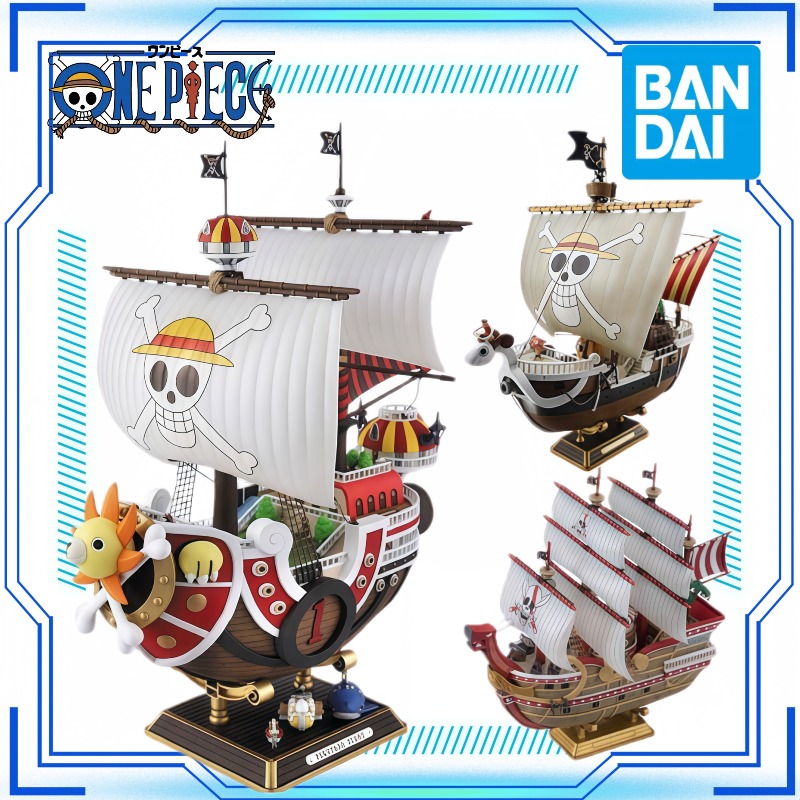 Model Kit One Piece Going Merry - オリジナルバンダイワンピース大型バージョンサウザンドサニー・ワノ・バージョン/ゴーイング・メリープラスチックモデルキットフィギュアコレクタブル装飾玩具