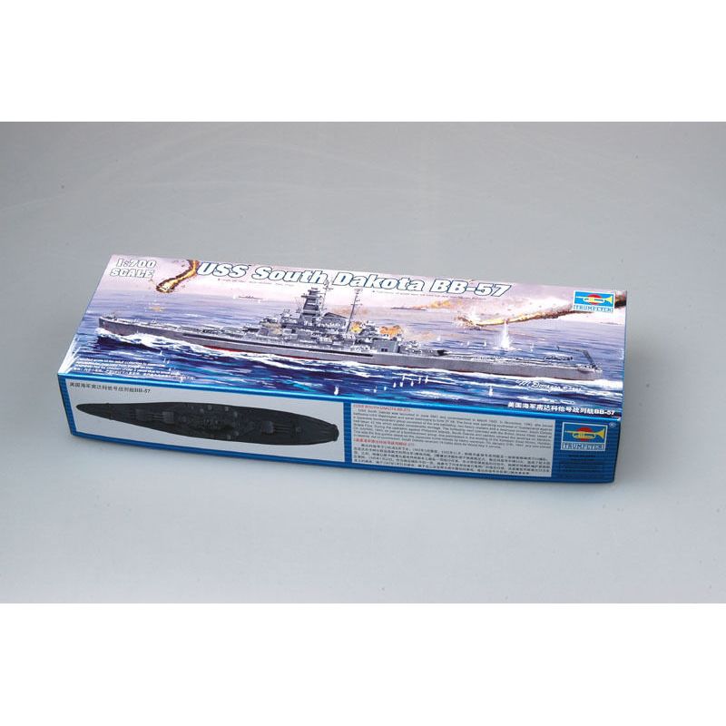 Model Kit U Boat - トランペッター 05760 1/700 U.S.S. サウスダコタ州 BB-57