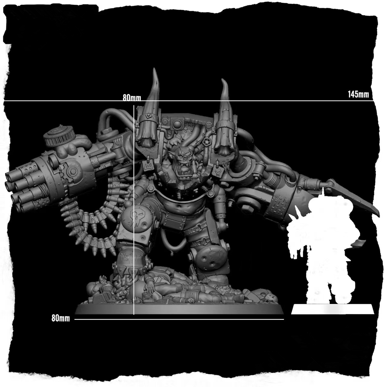 レジンキット ウォーゲーム 28523 オークボーンアンクル - Model Kit Weapons のレビューと価格