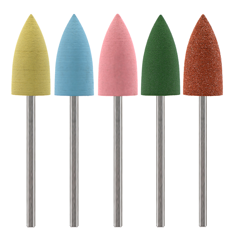 5 ピース/セットシリコンネイルドリルビットマニキュアペディ - Sanding Stick Set のレビューと価格