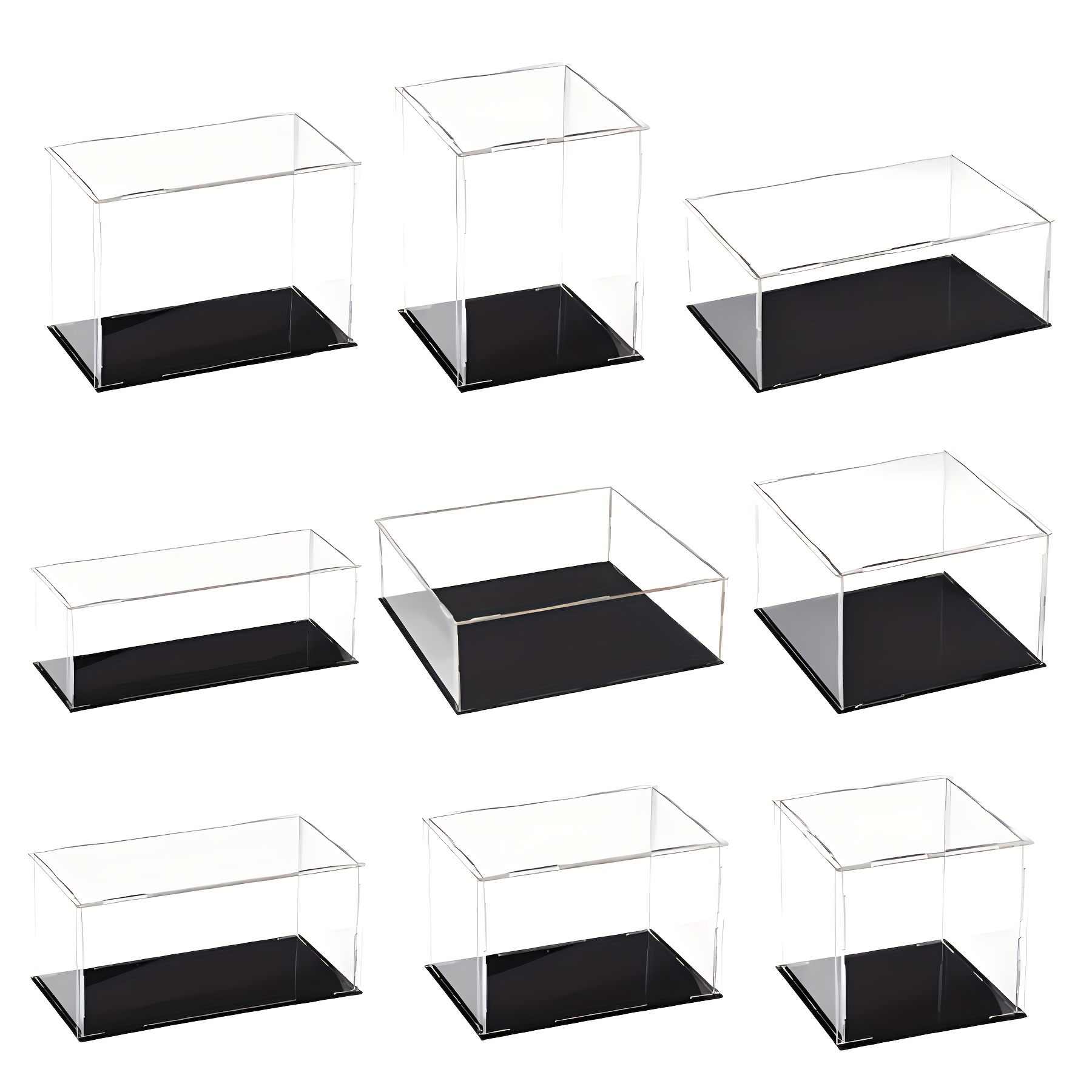 1pc アクリルディスプレイボックス、プラスチックボックス、 - Model Kit Display Case のレビューと価格