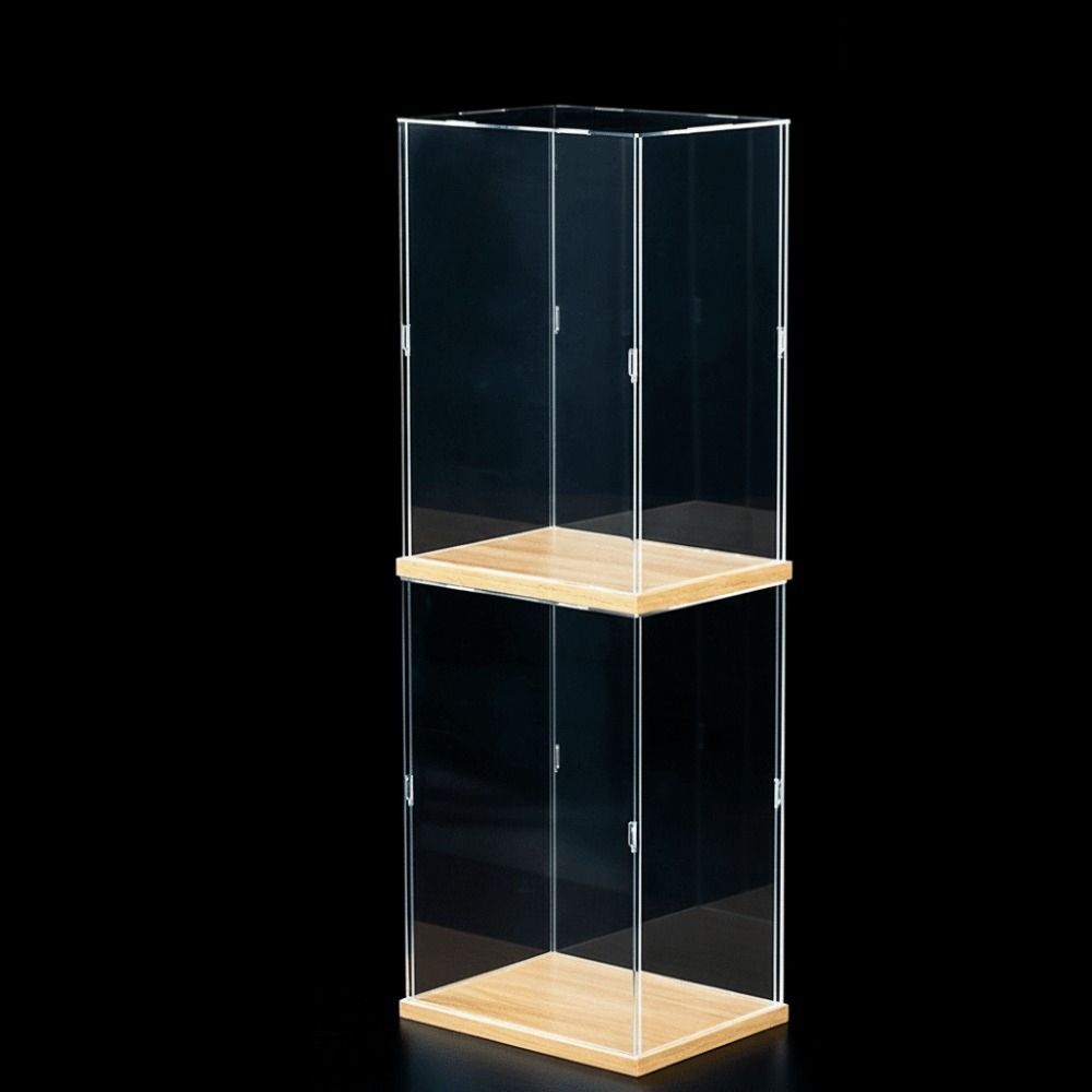 新しい透明アクリル製ディスプレイケース 積み重ね可能なデザイ - Model Kit Display Case のレビューと価格