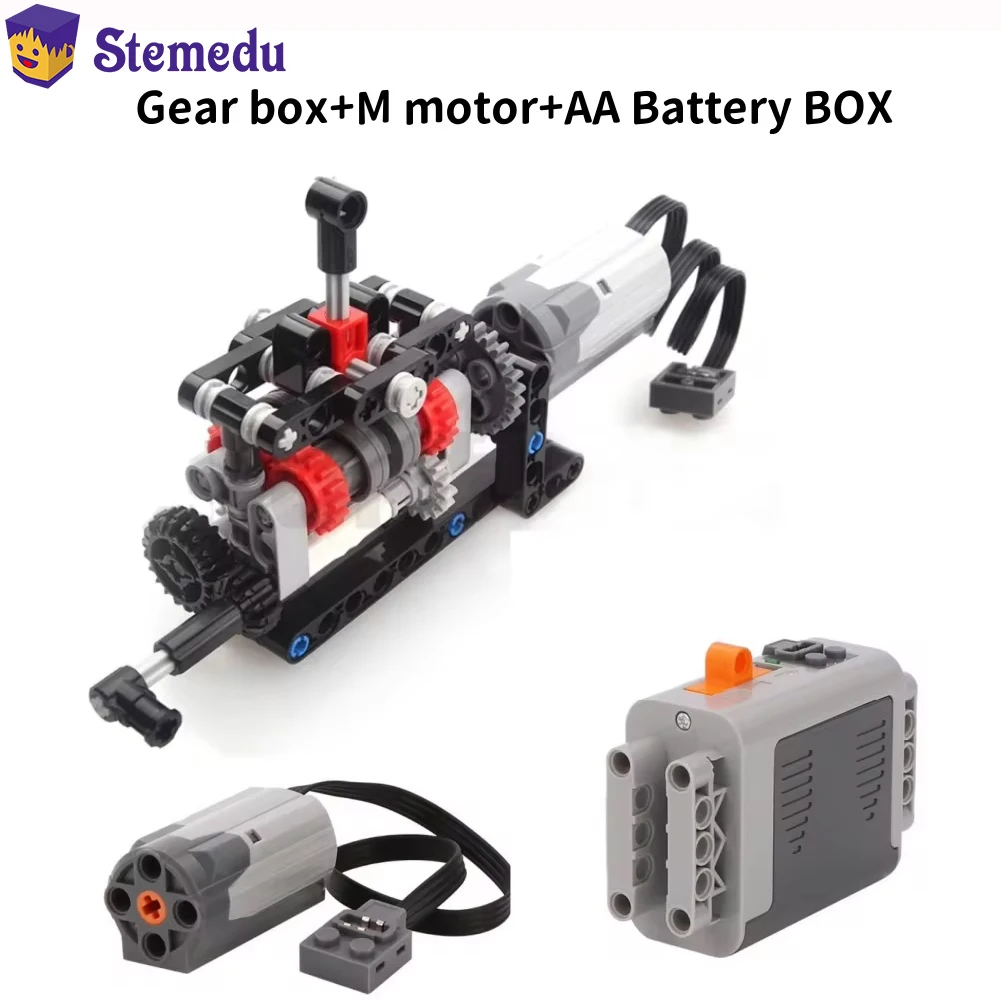 Moc-ハイテク4速ギアボックス手動トランスミッションキット - Model Kit Motor のレビューと価格