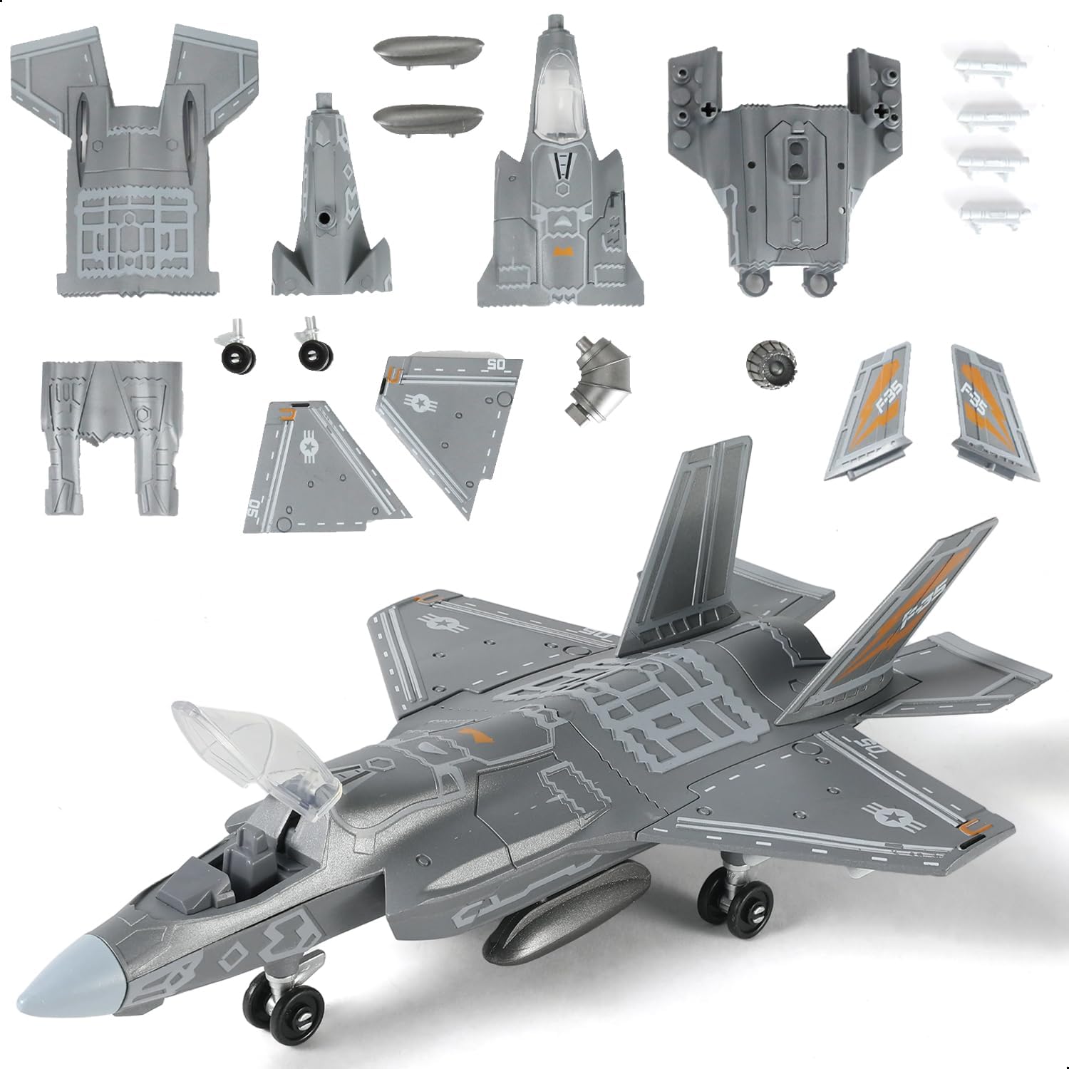 1:72 スケール F-35 戦闘機クイックビルドモデルキッ - Model Kit Quick のレビューと価格