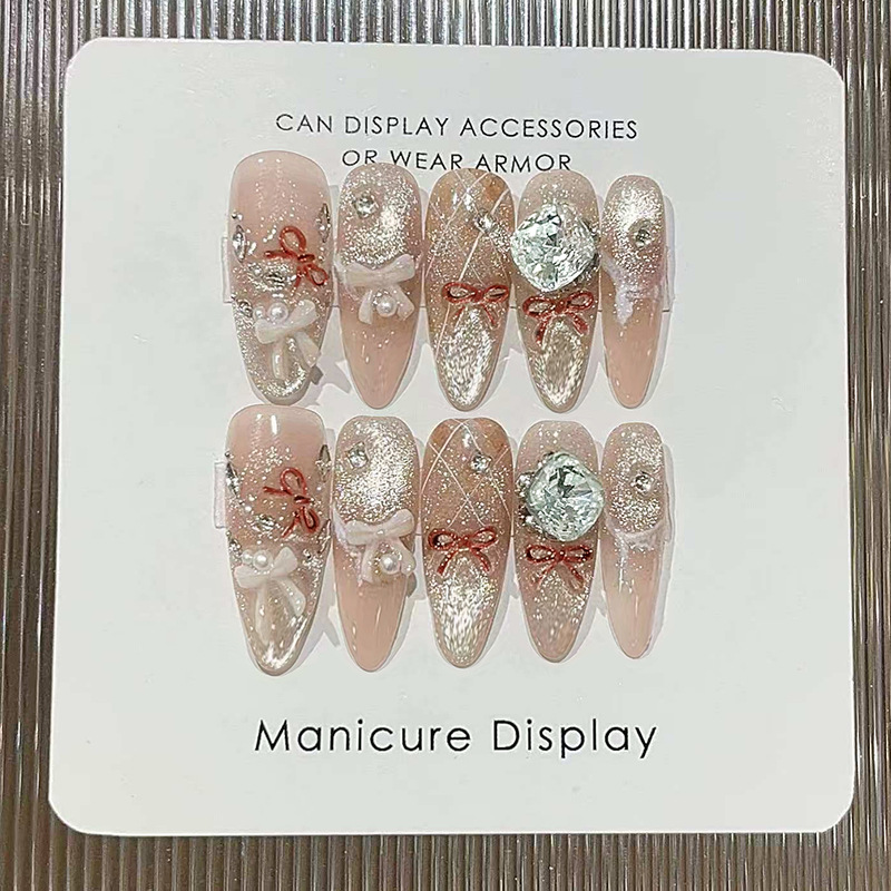 24個入りロングスティレットポルカドットフレンチネイルチップ - Sanding Stick Set のレビューと価格