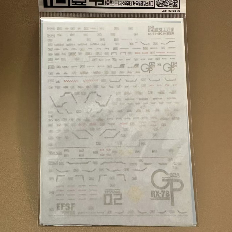 新しい高精細蛍光ウォータースライドデカール MG 1/100 - Model Kit Water Decal のレビューと価格
