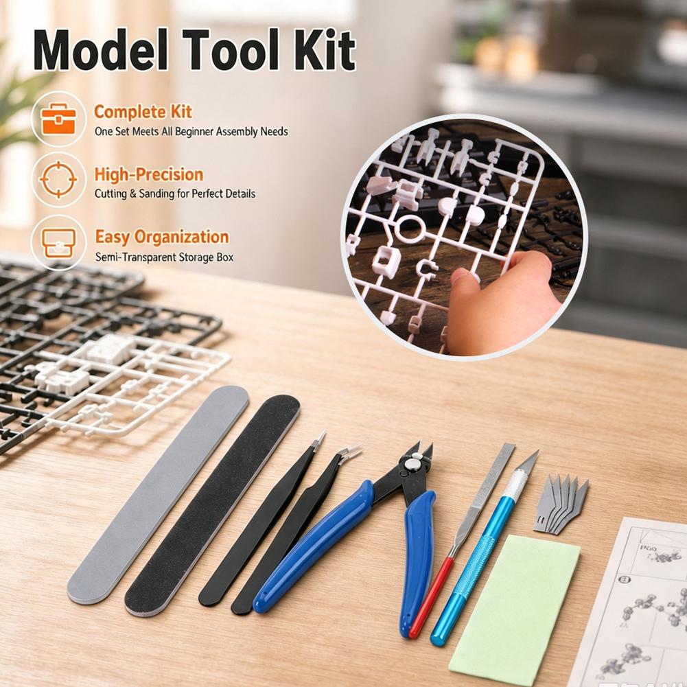 14ピース モデルクラフトツールキット 合金ニッパー カービ - Model Kit Nipper のレビューと価格