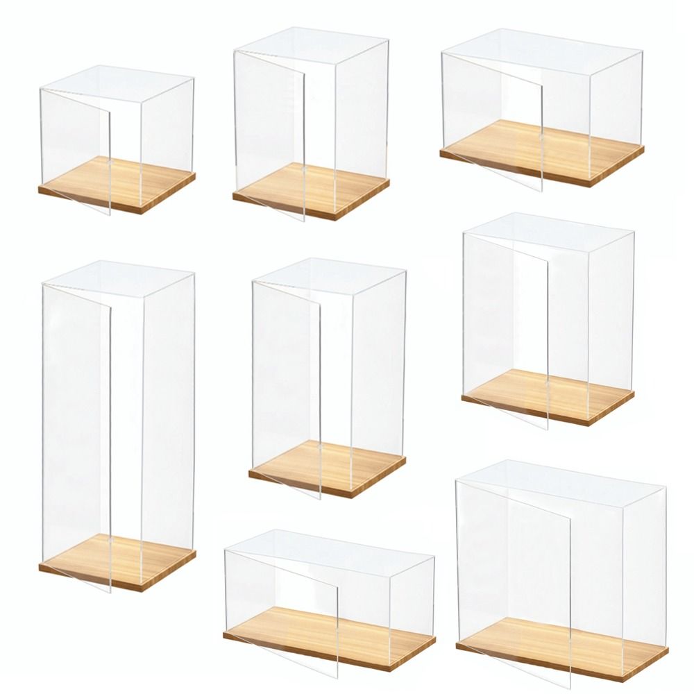 透明アクリル製ディスプレイケース 接着剤不要組み立て式 積み - Model Kit Display Case のレビューと価格