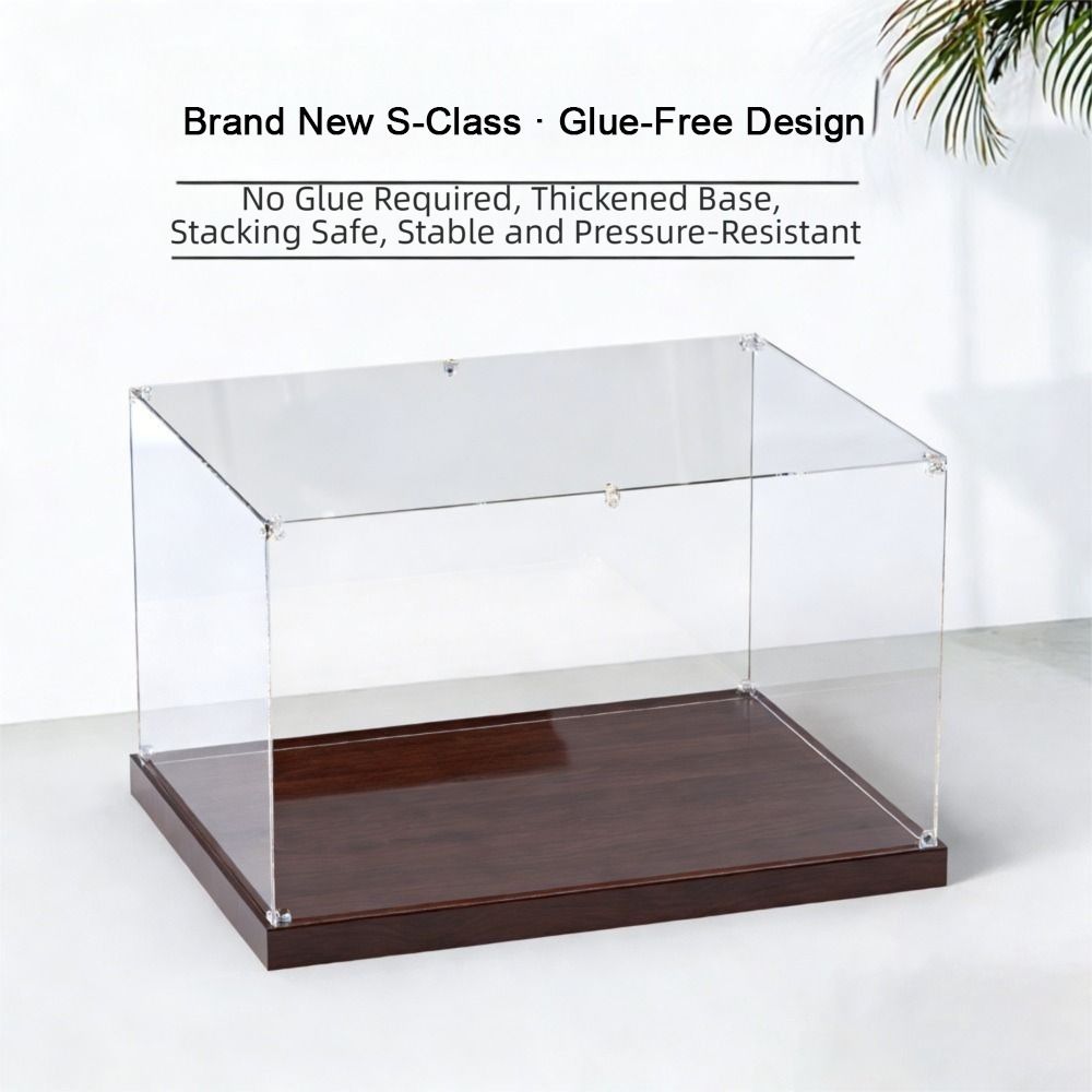 透明アクリル製ディスプレイケース。積み重ね可能なデザインで、 - Model Kit Display Case のレビューと価格